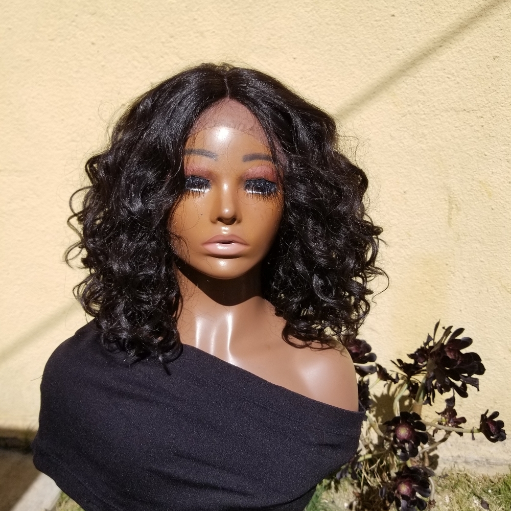 Curly 4x4 Lace Front Wig